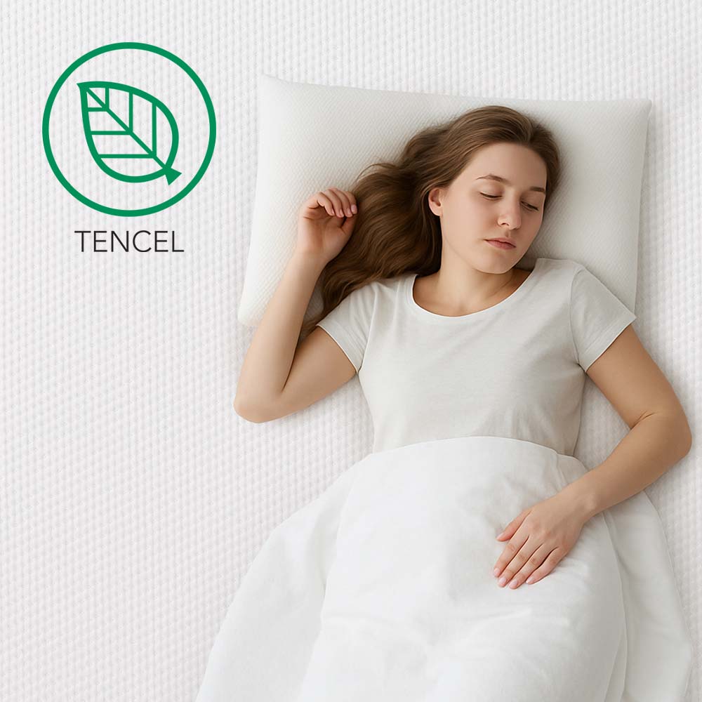 Topper Matrimoniale in cotone 100% Made in Italy, ultra morbido, comodo e traspirante. Aggiunge comfort, sostegno e igiene al tuo materasso per un riposo perfetto ogni notte.