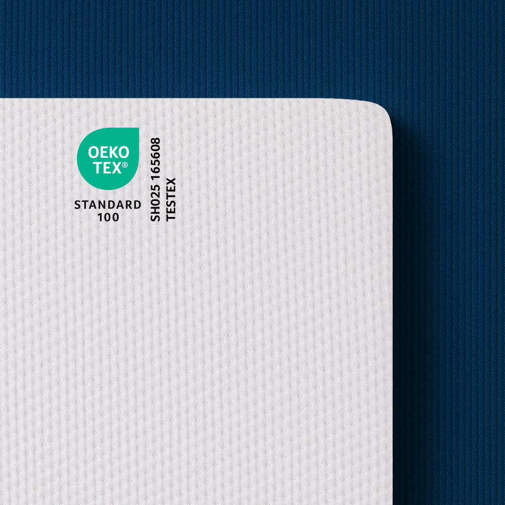 Topper Matrimoniale in cotone 100% Made in Italy, ultra morbido, comodo e traspirante. Aggiunge comfort, sostegno e igiene al tuo materasso per un riposo perfetto ogni notte.